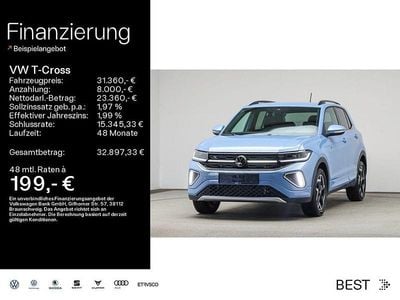 Blau Neu 2026 VW T-Cross R-line SUV | 31.360 € (Etwas zu teuer)