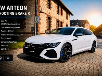 Gebraucht VW Arteon R 320 PS (235 kW) 2021 Weiß Kombi