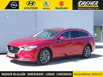 Gebraucht Mazda 6 Sports-Line 194 PS (142 kW) 2023 Soul red crystal Kombi
