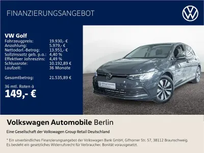 Gebraucht VW Golf VIII Move 110 PS (80 kW) 2024 Grau Limousine