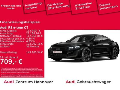 Mythosschwarz metallic Gebraucht 2024 Audi e-tron GT quattro Performance Limousine | 133.450 € (Fairer Preis)