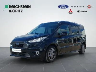 Gebraucht Ford Grand Tourneo Connect Titanium 120 PS (88 kW) 2022 Obsidian schwarz Van / Kleinbus
