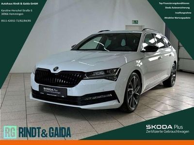 Gebraucht Skoda Superb SportLine 150 PS (110 kW) 2024 Weiss Kombi