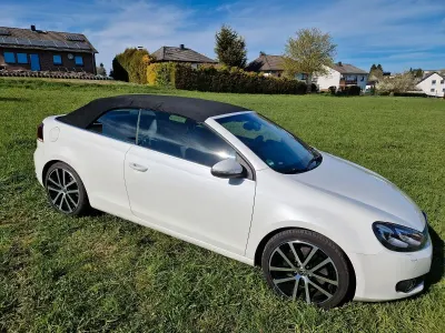 Gebraucht VW Golf Cabriolet 140 PS (102 kW) 2012 Weiß Cabrio
