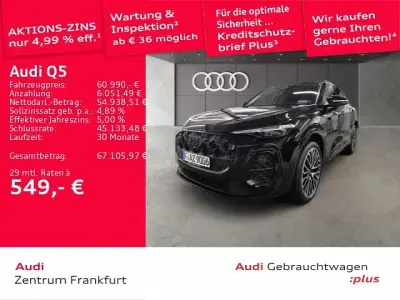 Second-hand Audi Q5 Sport 204 CP (150 kW) 2026 Negru SUV