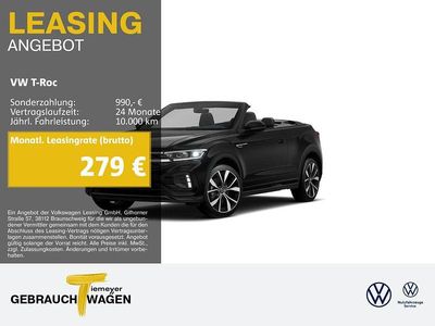 Usata VW T-Roc Cabriolet R-line 150 CV (110 kW) 2025 Nero Cabrio