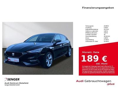 Gebraucht Seat Leon FR 150 PS (110 kW) 2021 Schwarz Limousine