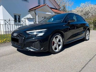 Brugt Audi A3 S-Line 245 HK (180 kW) 2022 Sort Sedan