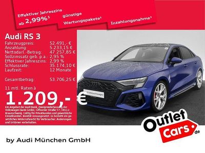 Gebraucht Audi RS3 Ambiente 400 PS (294 kW) 2023 Individuallackierungen audi exclusive Limousine