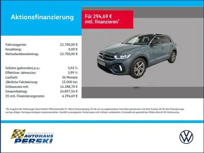 Gebraucht VW T-Roc R-line 110 PS (80 kW) 2023 Blau SUV