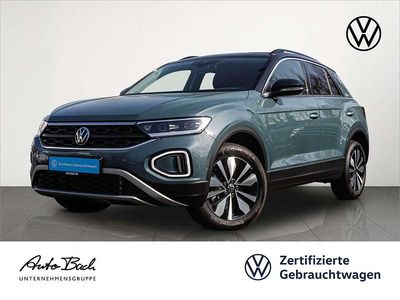 Gebraucht VW T-Roc Goal 150 PS (110 kW) 2025 Petroleum blue metallic/schwar SUV