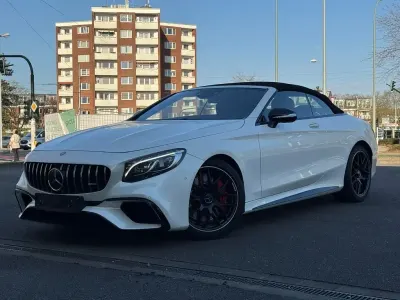 Brugt Mercedes S63 AMG AMG 585 HK (430 kW) 2016 Hvid Cabriolet