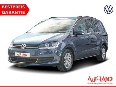 Gebraucht VW Sharan Comfortline 150 PS (110 kW) 2017 Blau Van / Kleinbus
