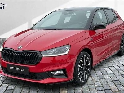 Rot / velvetrot zweifarbig Gebraucht 2025 Skoda Fabia Monte Carlo Limousine | 24.470 € (Fairer Preis)