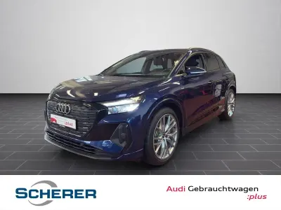 Gebraucht Audi Q4 e-tron Comfort 150 kW (204 PS) 2023 Navarrablau metallic (metallic) SUV