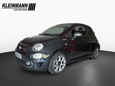 Brugt Fiat 500C Sport 69 HK (50 kW) 2022 Sort Cabriolet