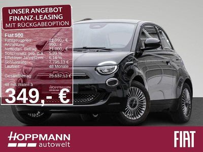 Schwarz Gebraucht 2023 Fiat 500e Limousine | 21.990 € (Teuer)