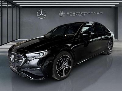 Gebraucht Mercedes E200 AMG 204 PS (150 kW) 2024 Metalliclack obsidianschwarz Limousine