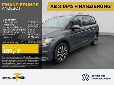 Second-hand VW Touran Active 122 CP (89 kW) 2022 Gri Monovolum