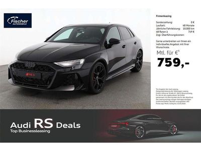 Neu Audi RS3 Sport 400 PS (294 kW) 2025 Schwarz Limousine