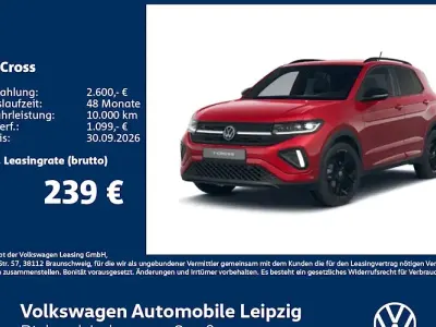 Neu VW T-Cross R-line 116 PS (85 kW) 2026 Rot SUV