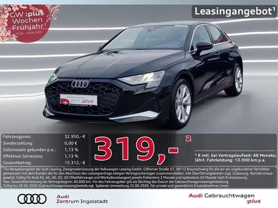 Gebraucht Audi A3 Advanced Plus 150 PS (110 kW) 2025 Mythosschwarz metallic Limousine