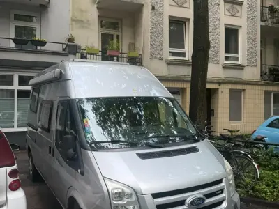 Gebraucht Ford Transit 115 PS (84 kW) 2008 Silber Van / Kleinbus