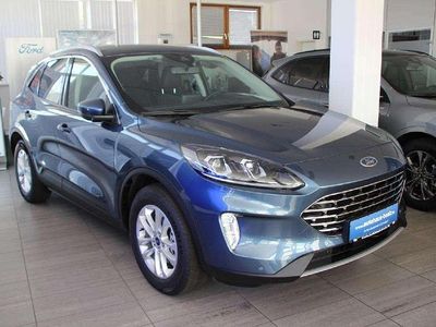 Chroma blau metallic Gebraucht 2021 Ford Kuga Titanium X SUV | 21.990 € (Guter Preis)