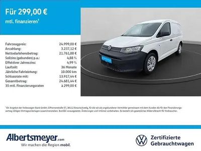 Gebraucht VW Caddy 90 PS (66 kW) 2024 Weiß Van / Kleinbus
