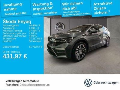 Gebraucht Skoda Enyaq iV 210 kW (286 PS) 2025 Graphitegrau metallic SUV