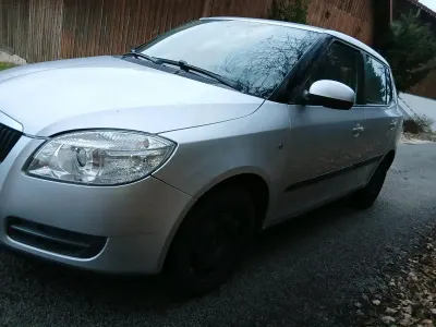 Gebraucht Skoda Fabia 2008 Silber Limousine