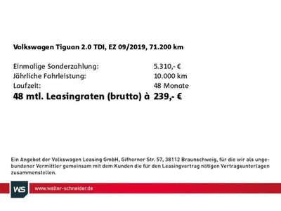 gebraucht VW Tiguan 2.0 TDI 4Motion DSG IQ.DRIVE Pano AHK ACC