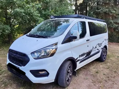 Gebraucht Ford Transit Custom Trend 105 PS (77 kW) 2018 Weiß Pickup