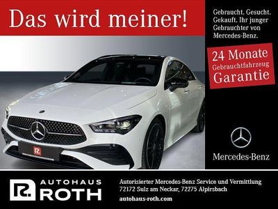 Gebraucht Mercedes CLA200 AMG 163 PS (119 kW) 2024 Unilack polarweiß Coupé