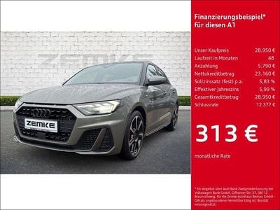 Grau Gebraucht 2022 Audi A1 Sportback S-Line Kleinwagen | 28.950 € (Fairer Preis)