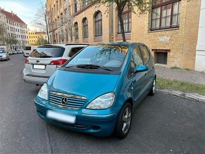 Brugt Mercedes A160 102 HK (75 kW) 2002 Blå Hatchback