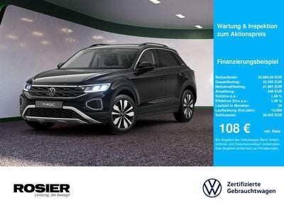 Usata VW T-Roc Goal 116 CV (85 kW) 2025 Nero SUV