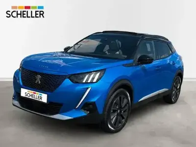 Gebraucht Peugeot e-2008 GT 100 kW (136 PS) 2022 Blau SUV