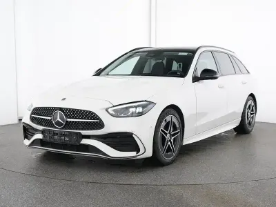 Gebraucht Mercedes C180 AMG 170 PS (125 kW) 2025 Unilack polarweiß Kombi