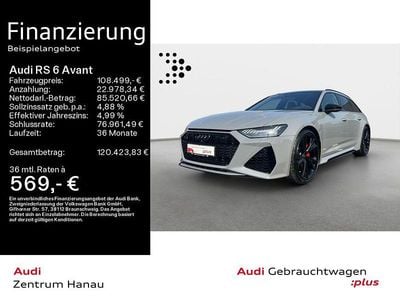 Second-hand Audi RS6 Ambiente 600 CP (441 kW) 2025 Gri Break