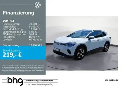 Gebraucht VW ID.4 Pure 125 kW (170 PS) 2022 Schwarz SUV