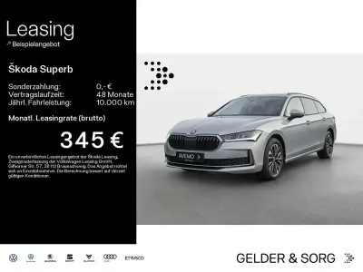 Gebraucht Skoda Superb Selection 150 PS (110 kW) 2025 Pebble silber metallic Kombi