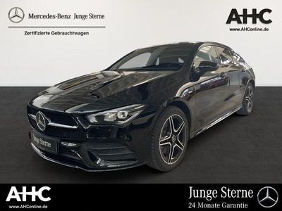 Gebraucht Mercedes CLA250e Shooting Brake AMG 160 PS (117 kW) 2021 Unilack nachtschwarz Kombi