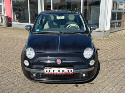 Brugt Fiat 500 Lounge 69 HK (50 kW) 2013 Sort Hatchback