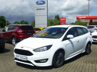 Gebraucht Ford Focus ST-Line 125 PS (91 kW) 2017 Weiß Kombi