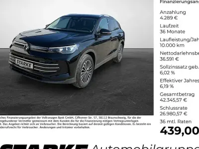 Neu VW Tiguan Elegance 150 PS (110 kW) 2026 Schwarz (grenadillschwarz metallic) SUV