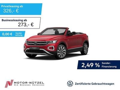 Gebraucht VW T-Roc Cabriolet Goal 150 PS (110 kW) 2025 Kings red metallic Cabrio