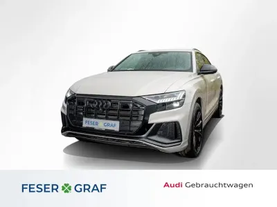 Gebraucht Audi Q8 S-Line 340 PS (250 kW) 2022 Vikunjabeige metallic SUV
