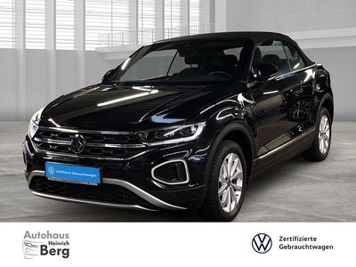 Gebraucht VW T-Roc Cabriolet Style 110 PS (80 kW) 2023 Schwarz Cabrio