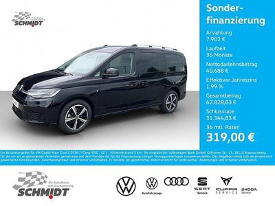 Deep black perleffekt Neu 2025 VW Caddy Maxi Goal Van / Kleinbus | 48.590 €